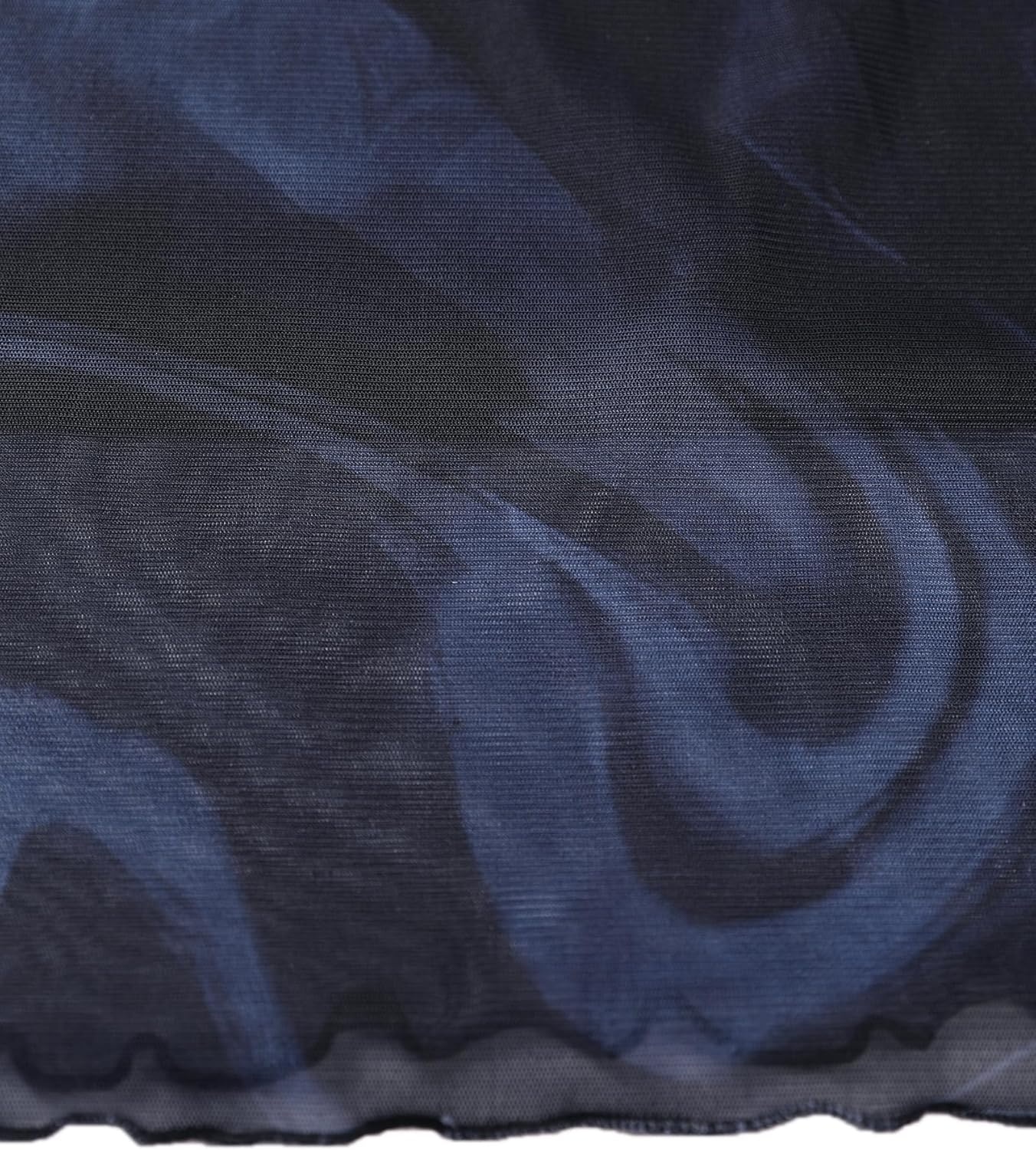 image:imageAvanova Women Boho Floral Mesh Long Skirts Elastic High Waisted Mermaid Hem 90s Grunge Maxi SkirtBlue Black