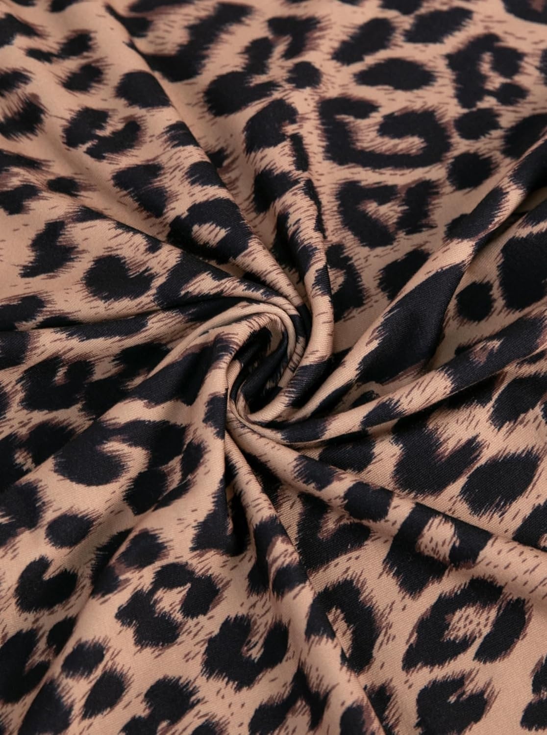 image:imageAvanova Women Off The Shoulder Crop Tops Long Sleeve T Shirts Oversized Loose TeeBrown Leopard