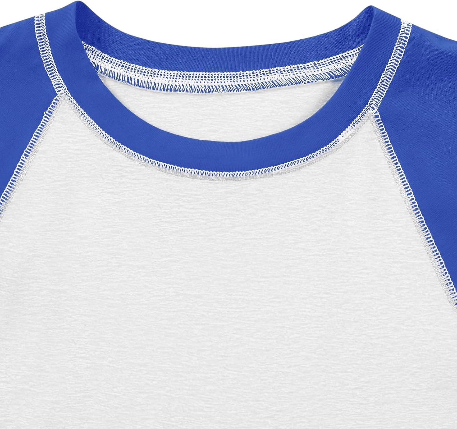 image:imageAvanova Women Raglan Colorblock Baby Tee Shirt Short Sleeve Summer Casual TopsBlue
