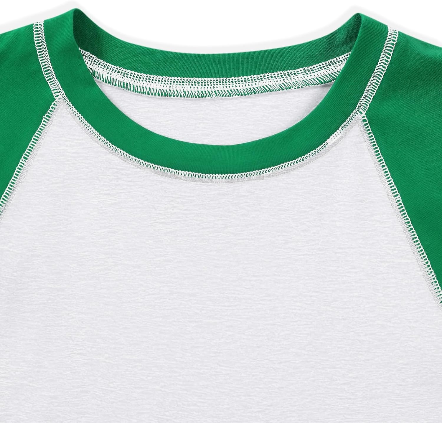 image:imageAvanova Women Raglan Colorblock Baby Tee Shirt Short Sleeve Summer Casual TopsGreen