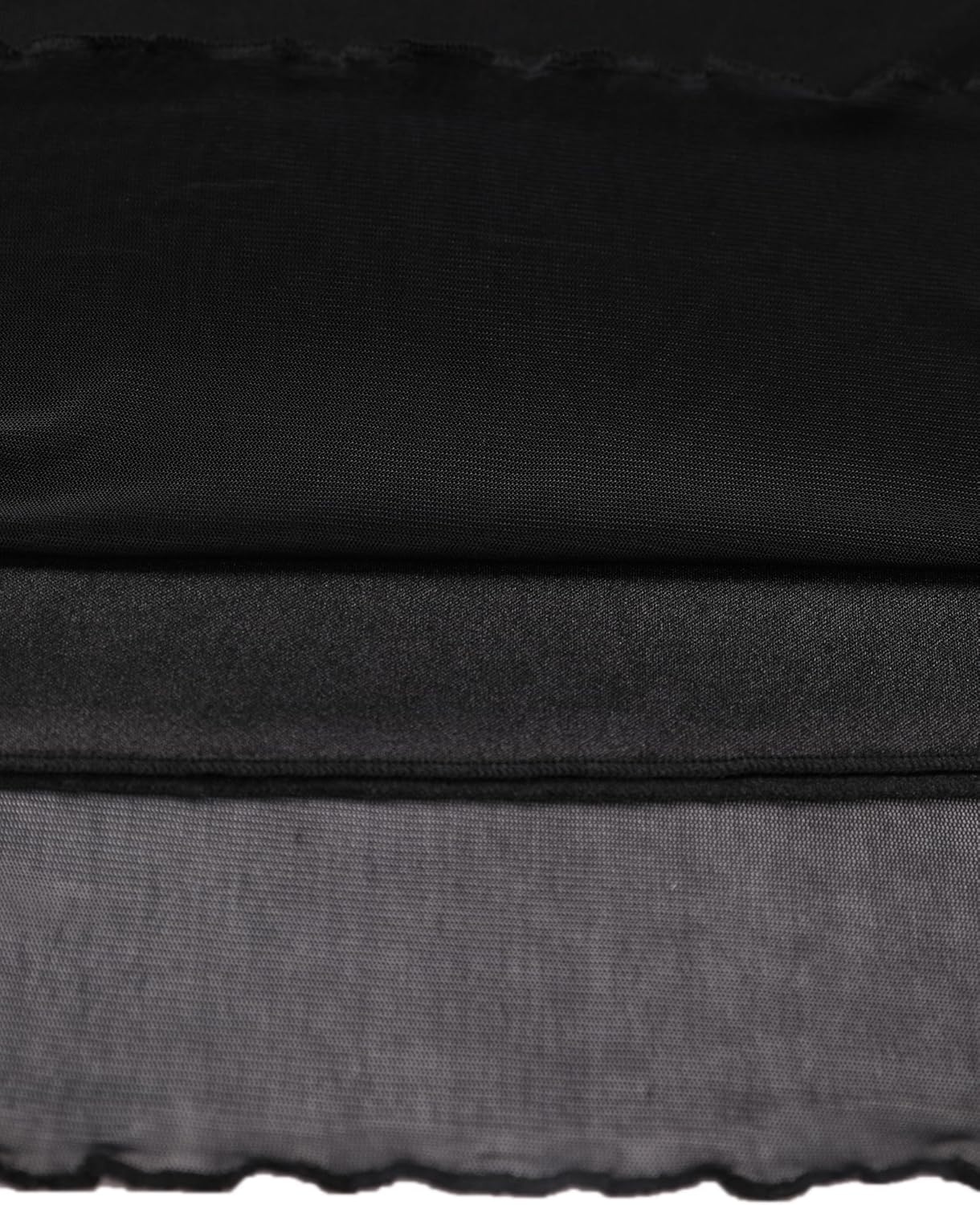 image:imageAvanova Womens Mesh Slit Split Long Skirts High Waisted Sexy Summer Maxi SkirtsBlack