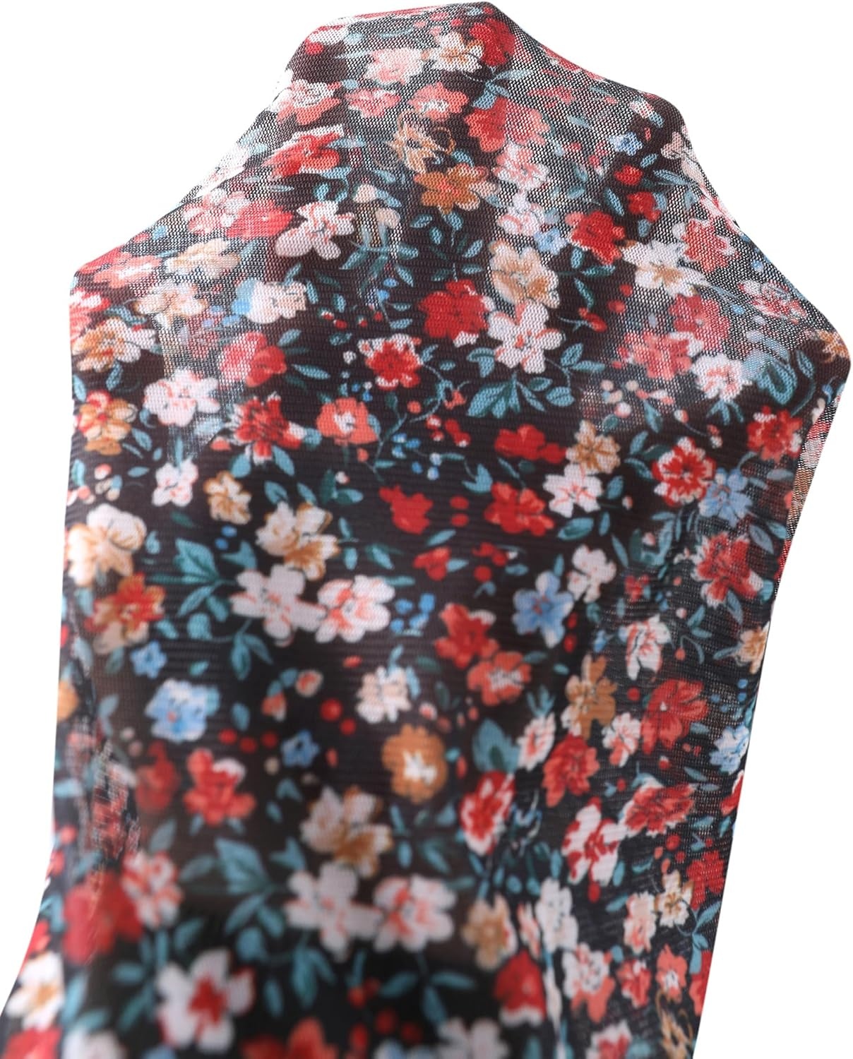 image:imageAvanova Womens Mesh Slit Split Long Skirts High Waisted Sexy Summer Maxi SkirtsMulti Floral