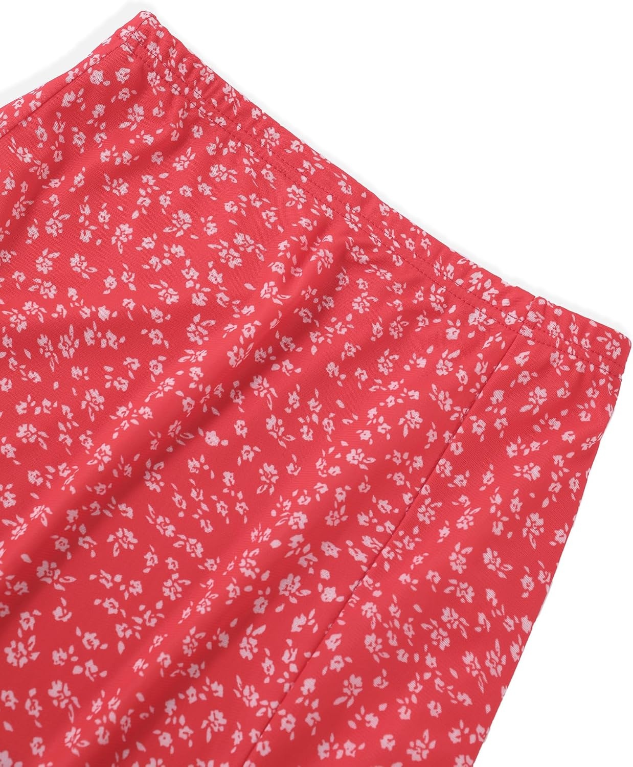 image:imageAvanova Womens Mesh Slit Split Long Skirts High Waisted Sexy Summer Maxi SkirtsRed Floral