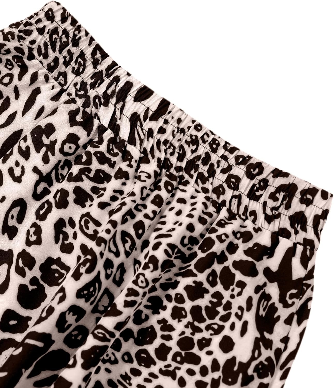 image:imageAvanova Women Boho Floral Slit Maxi Skirt Split Thigh High Waisted Long SkirtsKhaki Leopard