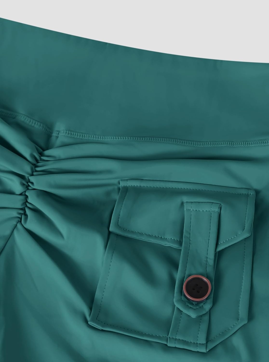 image:imageAvanova Women Booty Shorts with Pockets Scrunch Butt Lifting Yoga Workout Gym Biker Cargo ShortsDeep Tea