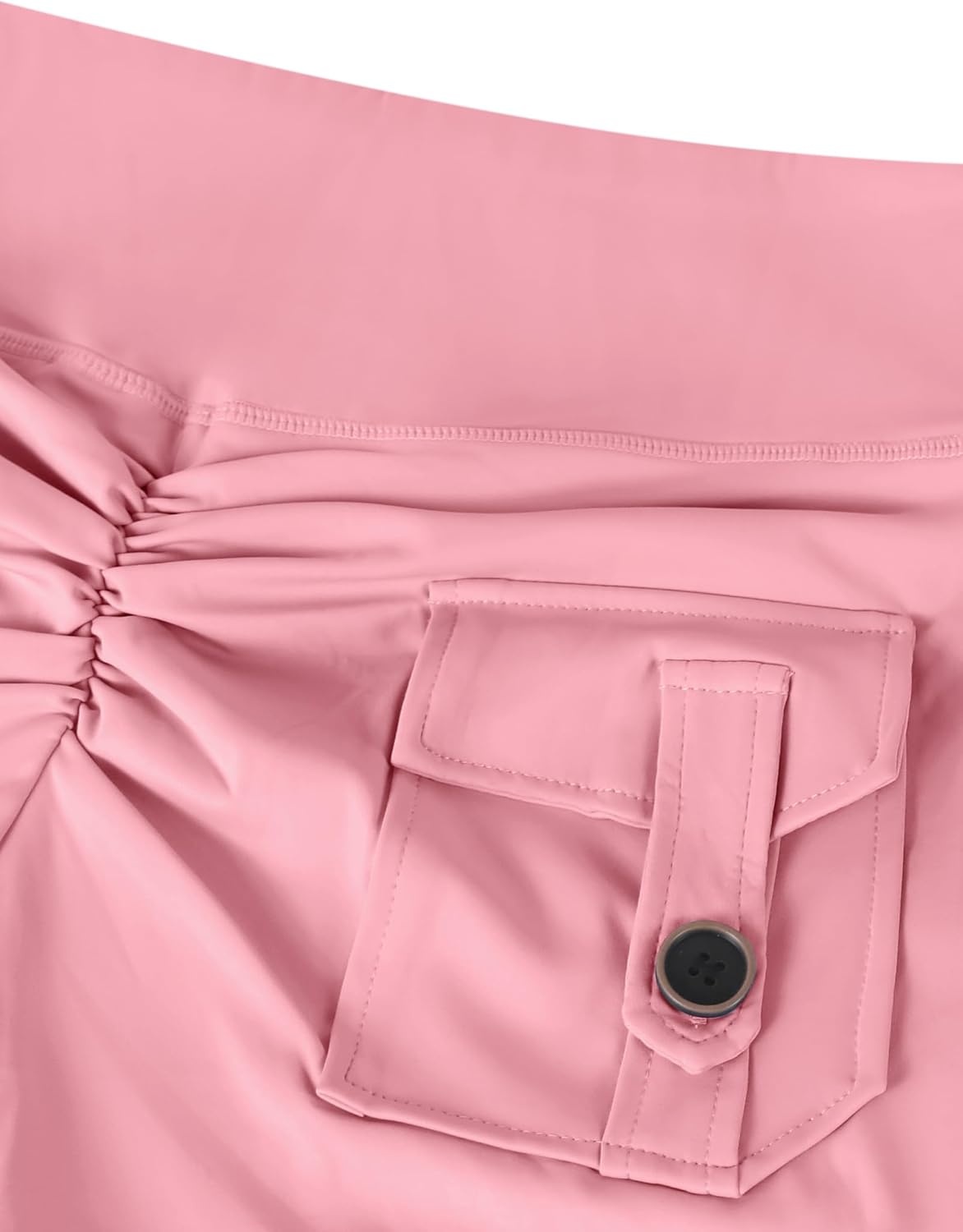 image:imageAvanova Women Booty Shorts with Pockets Scrunch Butt Lifting Yoga Workout Gym Biker Cargo ShortsPink
