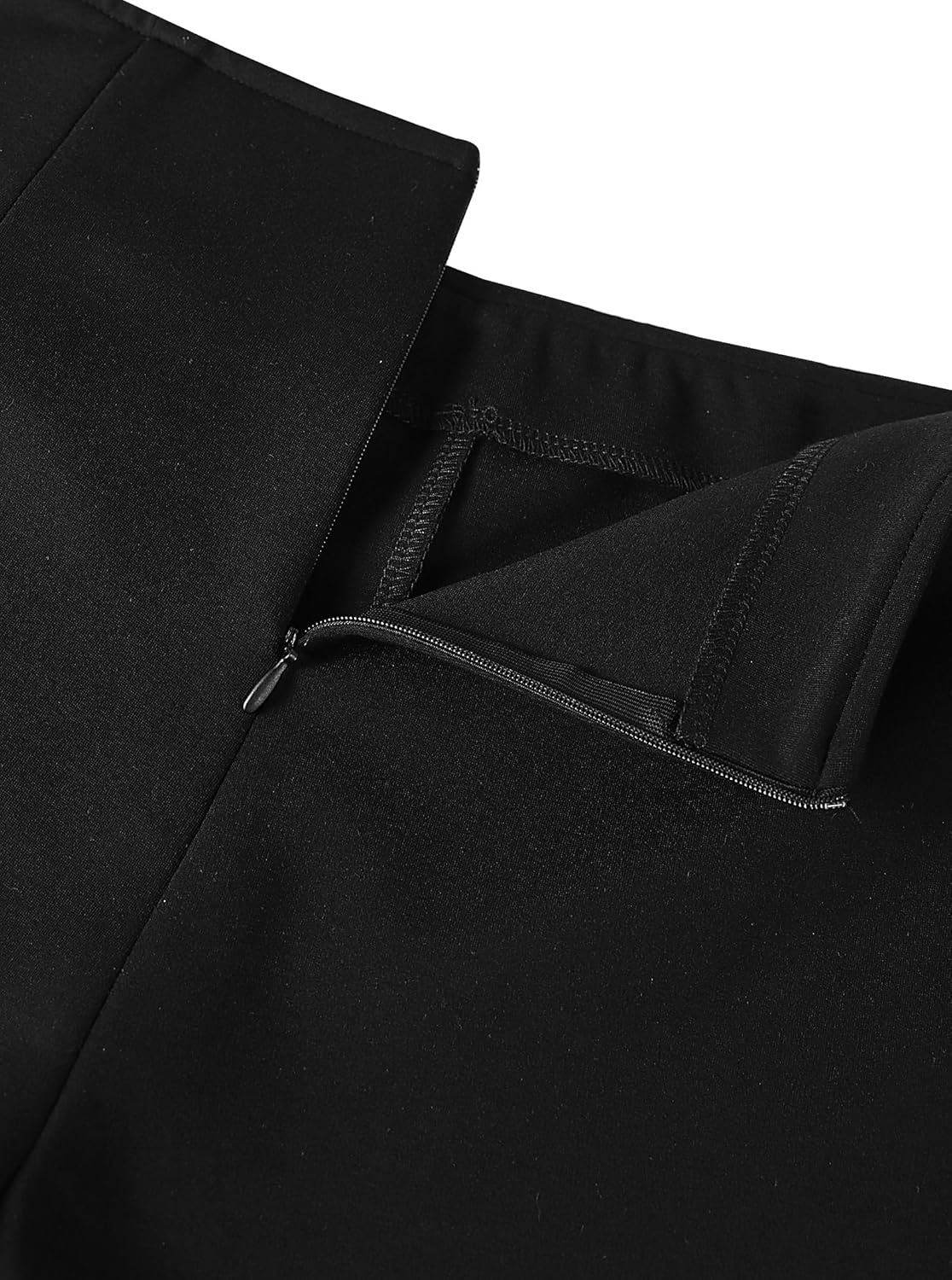 image:imageAvanova Women Slit Mini Skorts Skirt High Waisted Short Skirts Business Work OfficeBlack