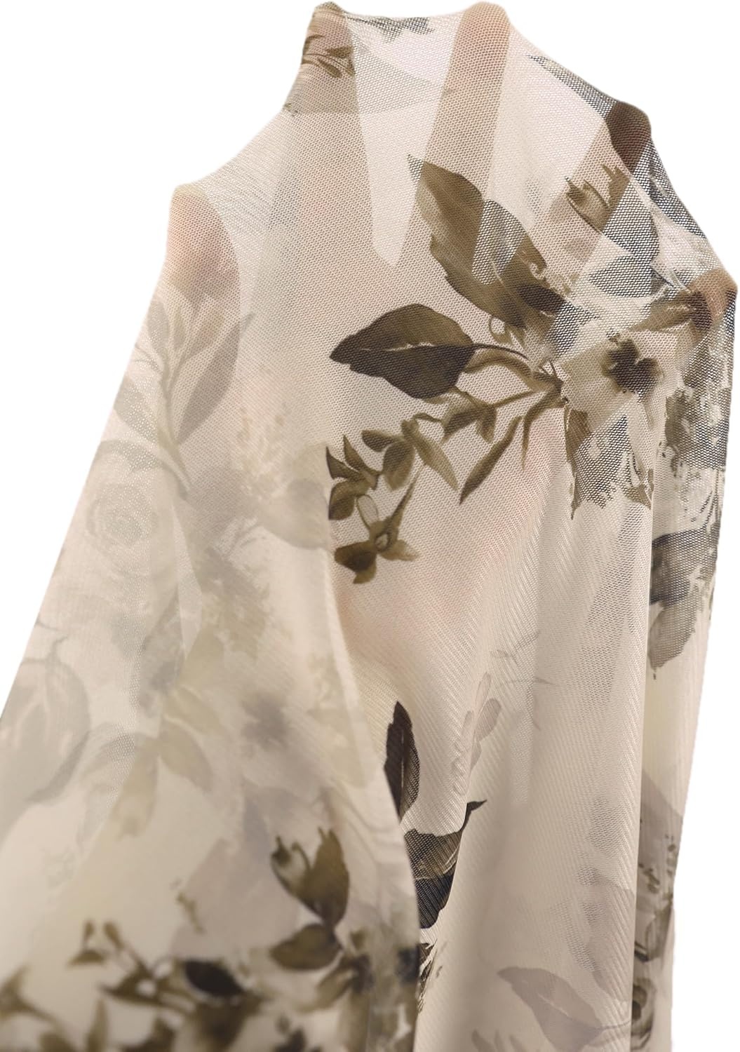 image:imageAvanova Womens Ditsy Floral High Waisted Skirts Lettuce Trim Summer Fall Boho Midi SkirtBeige