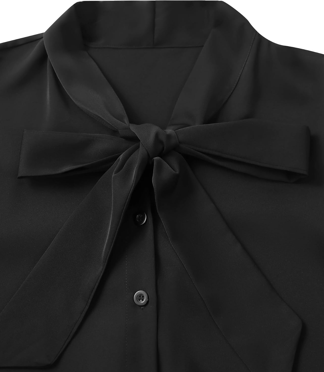 image:imageAvanova Women Bow Tie Neck Long Sleeve Blouses Tops Dressy Casual Elegant Work ShirtsBlack